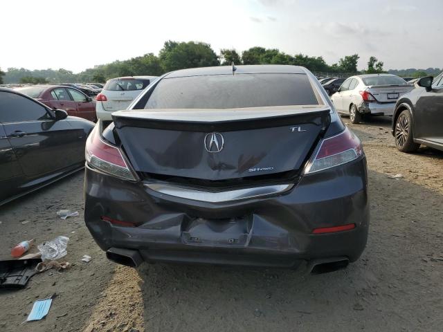 19UUA9F79EA800810 - 2014 ACURA TL ADVANCE GRAY photo 6