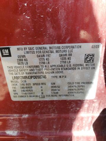 LRBFZMR43PD098746 - 2023 BUICK ENVISION PREFERRED 红色 照片 13