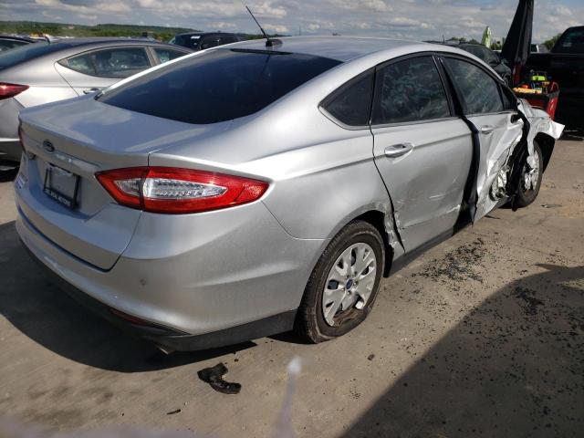 1FA6P0G7XE5363883 - 2014 FORD FUSION S SILVER photo 3