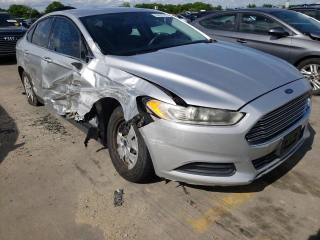 1FA6P0G7XE5363883 - 2014 FORD FUSION S SILVER photo 4