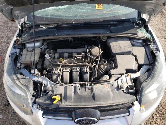 1FAHP3N27CL477219 - 2012 FORD FOCUS TITANIUM SILVER photo 11