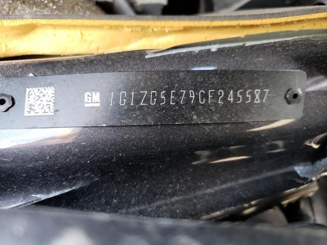 1G1ZG5E79CF245587 - 2012 CHEVROLET MALIBU LTZ ნაცრისფერი ფოტო 12