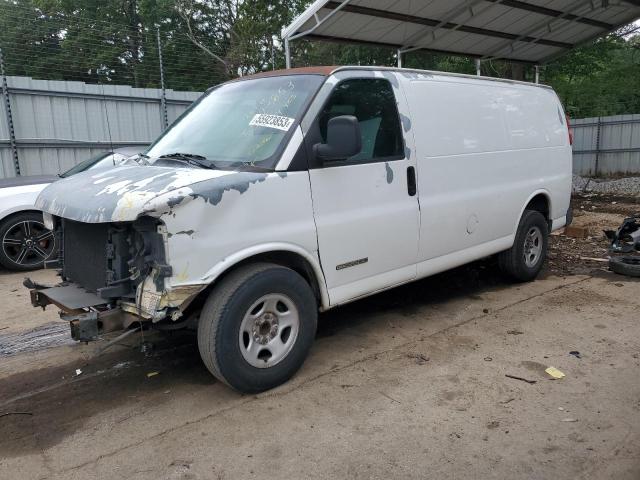 1GTFG25T531232855 - 2003 GMC SAVANA G2500 WHITE photo 1