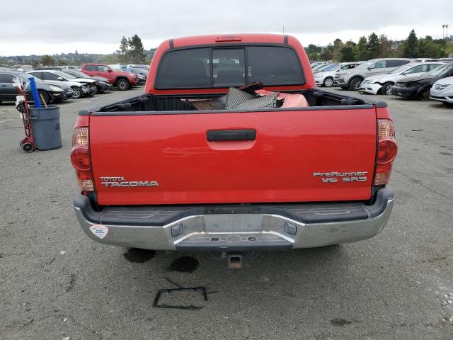 5TEJU62N27Z380070 - 2007 TOYOTA TACOMA DOUBLE CAB PRERUNNER RED photo 6
