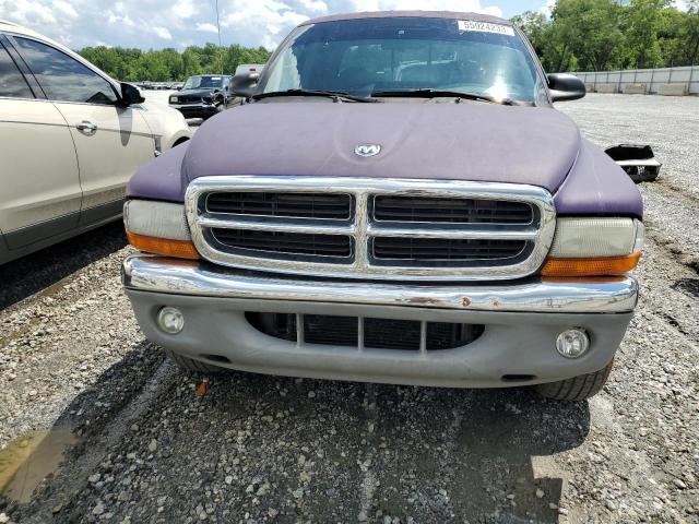 1B7HG48N92S509940 - 2002 DODGE DAKOTA QUAD SLT PURPLE photo 5