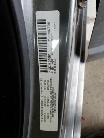 1C3CCBBB1DN743407 - 2013 CHRYSLER 200 TOURING GRAY photo 12