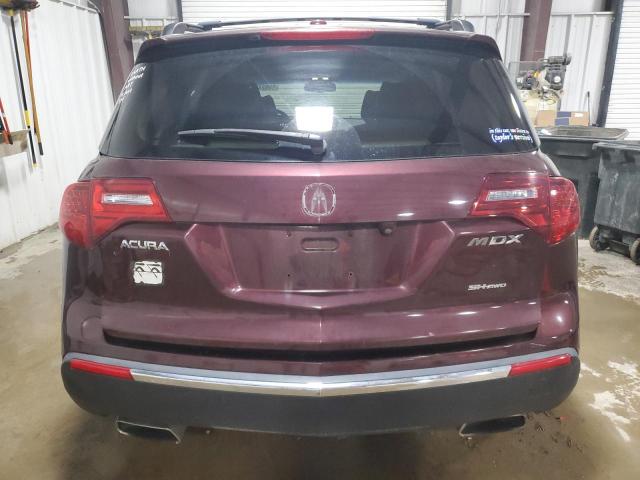2HNYD2H67AH526791 - 2010 ACURA MDX TECHNOLOGY BURGUNDY photo 6