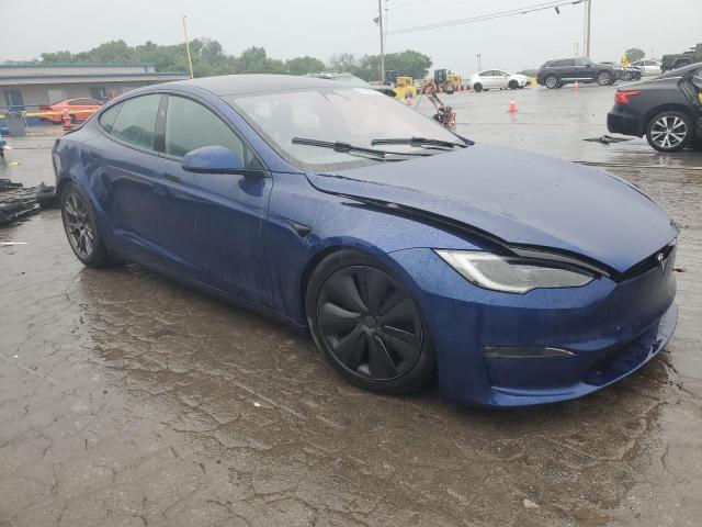5YJSA1E5XRF542754 - 2024 TESLA MODEL S Көк фото 4