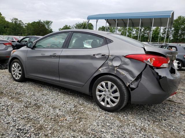 5NPDH4AE6CH124728 - 2012 HYUNDAI ELANTRA GLS GRAY photo 2