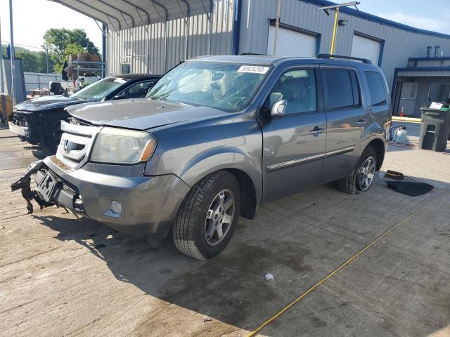 5FNYF38959B026971 - 2009 HONDA PILOT TOURING GRAY photo 1