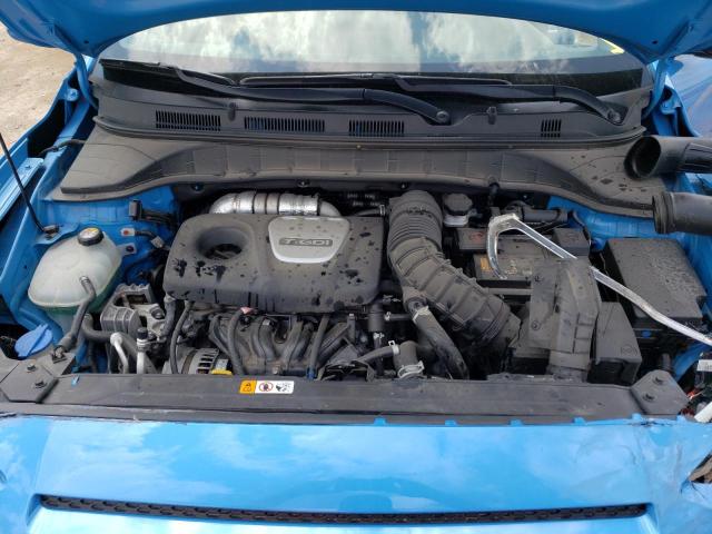 KM8K3CA55JU165396 - 2018 HYUNDAI KONA LIMITED BLUE photo 12