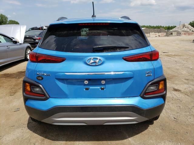 KM8K3CA55JU165396 - 2018 HYUNDAI KONA LIMITED BLUE photo 6