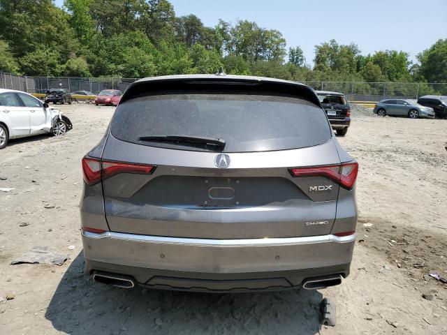 5J8YE1H49NL014147 - 2022 ACURA MDX TECHNOLOGY GRAY photo 6