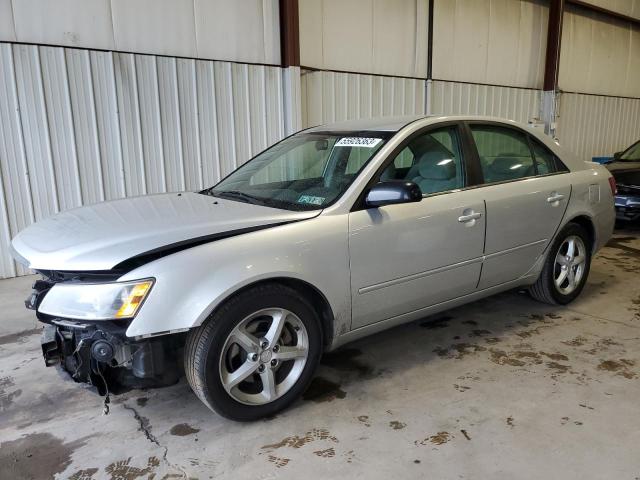 5NPEU46FX8H324407 - 2008 HYUNDAI SONATA SE SILVER photo 1