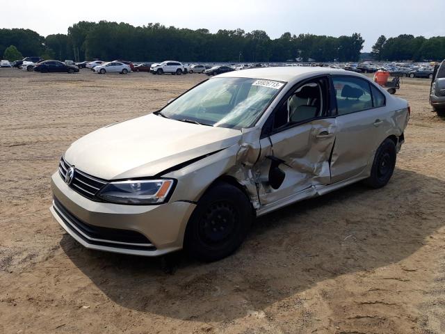 3VW2K7AJ9FM345954 - 2015 VOLKSWAGEN JETTA BASE 米色 照片 1