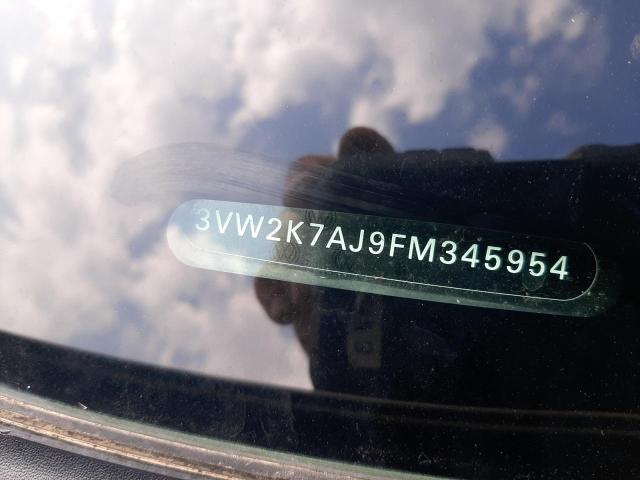 3VW2K7AJ9FM345954 - 2015 VOLKSWAGEN JETTA BASE 米色 照片 12