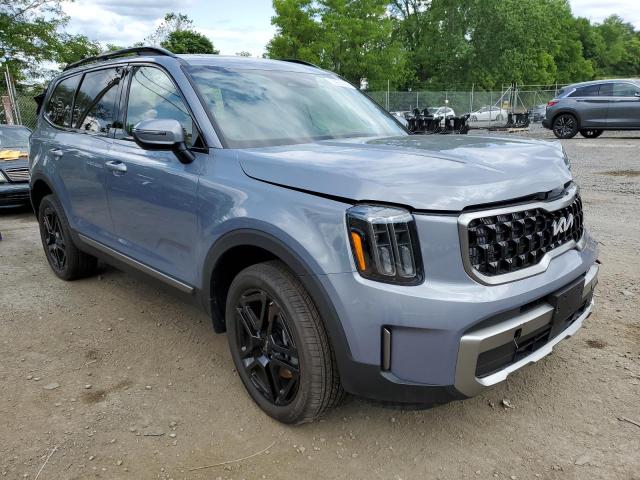 5XYP3DGC8PG369724 - 2023 KIA TELLURIDE EX BLUE photo 4