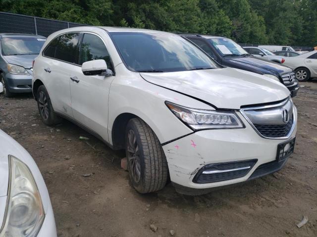 5FRYD4H45GB028182 - 2016 ACURA MDX TECHNOLOGY WHITE photo 4