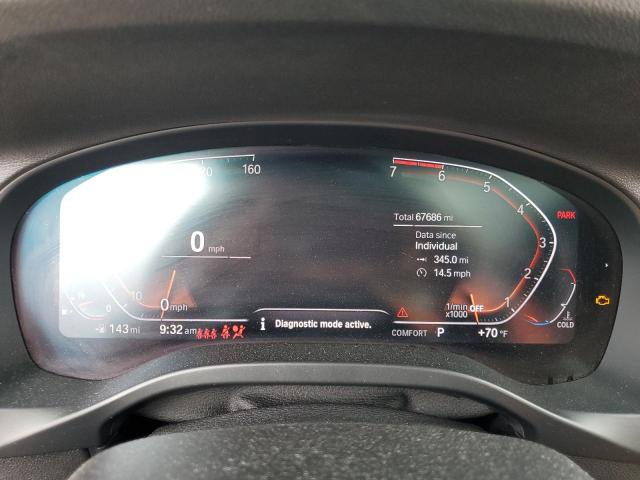 5UXTY3C02LLE55147 - 2020 BMW X3 SDRIVE30I BLACK photo 9