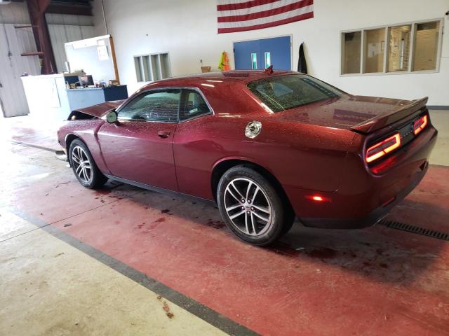 2C3CDZKG7KH675492 - 2019 DODGE CHALLENGER GT MAROON photo 2