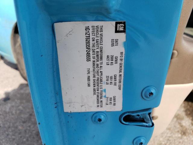 1G1ZT62835F249555 - 2005 CHEVROLET MALIBU MAXX LS 青绿色 照片 12