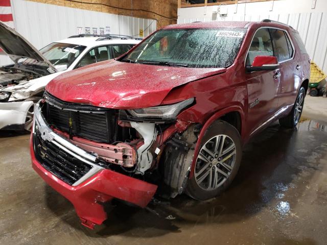 1GNEVNKW9PJ165143 - 2023 CHEVROLET TRAVERSE HIGH COUNTRY RED photo 1