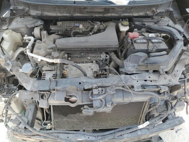 KNMAT2MTXFP585312 - 2015 NISSAN ROGUE S GRAY photo 12