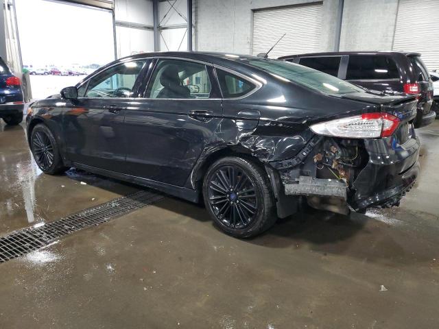 3FA6P0H95ER283727 - 2014 FORD FUSION SE BLACK photo 2