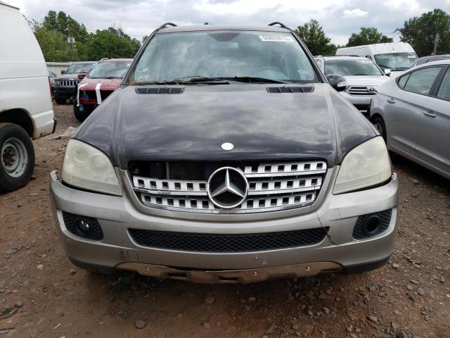 4JGBB75E56A075954 - 2006 MERCEDES-BENZ ML 500 BLACK photo 5