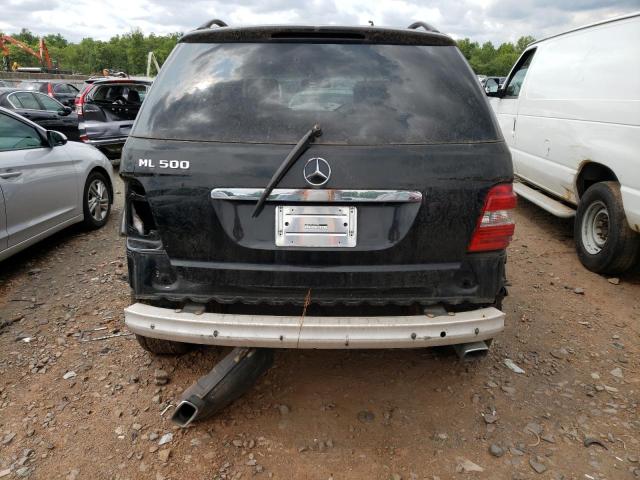 4JGBB75E56A075954 - 2006 MERCEDES-BENZ ML 500 BLACK photo 6