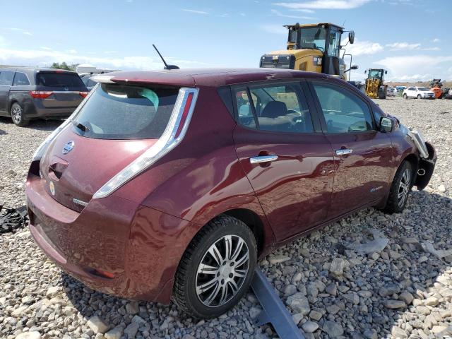 1N4BZ0CP5HC301127 - 2017 NISSAN LEAF S BURGUNDY photo 3