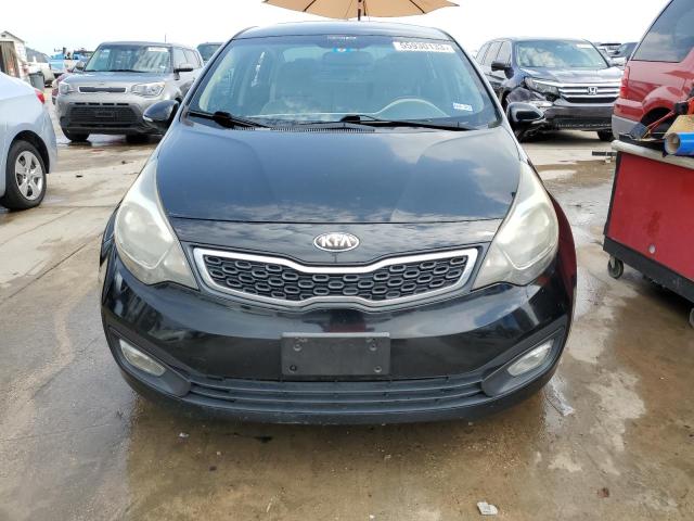 KNADN4A39D6196913 - 2013 KIA RIO EX BLACK photo 5