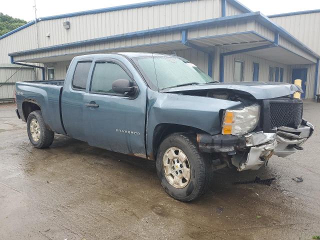 1GCRKSE73DZ169594 - 2013 CHEVROLET SILVERADO K1500 LT BLUE photo 4