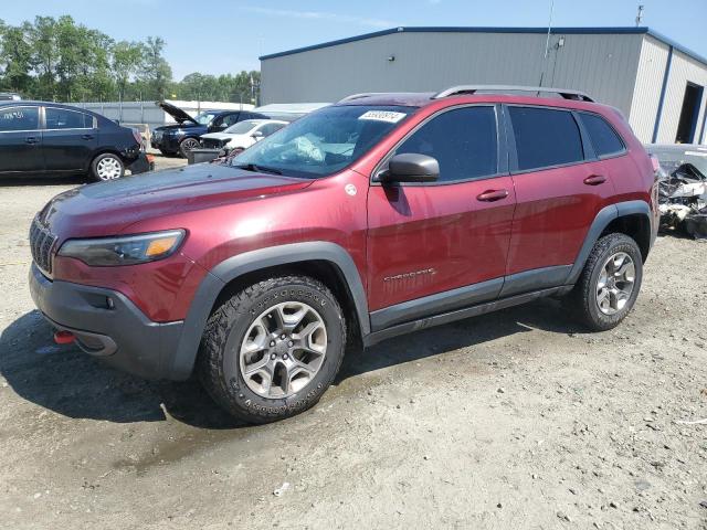 1C4PJMBN7KD133569 - 2019 JEEP CHEROKEE TRAILHAWK RED photo 1