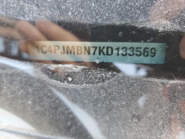 1C4PJMBN7KD133569 - 2019 JEEP CHEROKEE TRAILHAWK RED photo 13