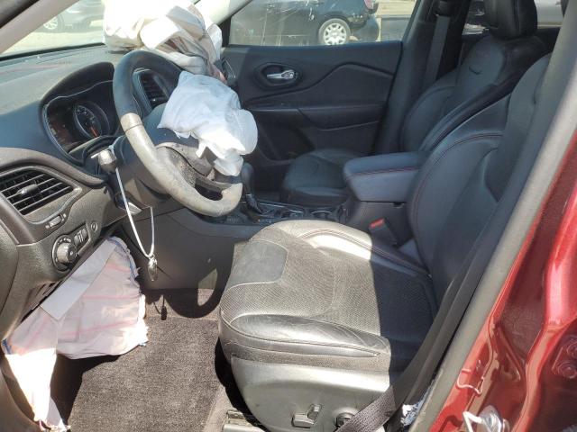 1C4PJMBN7KD133569 - 2019 JEEP CHEROKEE TRAILHAWK RED photo 7