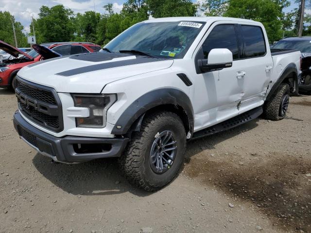 1FTFW1RG0KFB15082 - 2019 FORD F150 RAPTOR WHITE photo 1