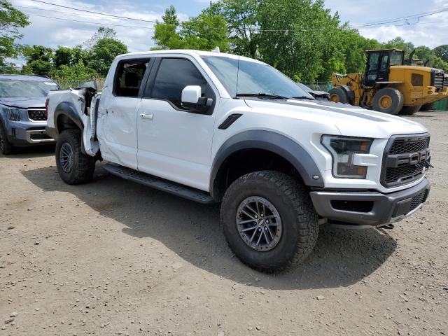 1FTFW1RG0KFB15082 - 2019 FORD F150 RAPTOR WHITE photo 4