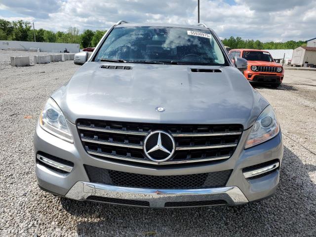4JGDA5HBXCA058466 - 2012 MERCEDES-BENZ ML 350 4MATIC GRAY photo 5