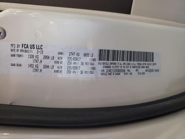 2C4RC1FG7KR652938 - 2019 CHRYSLER PACIFICA TOURING PLUS Bej foto 13