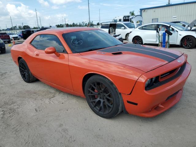 2B3LJ74W19H579642 - 2009 DODGE CHALLENGER SRT-8 ORANGE photo 4