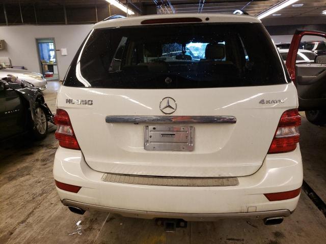 4JGBB8GB6BA723160 - 2011 MERCEDES-BENZ ML 350 4MATIC WHITE photo 6