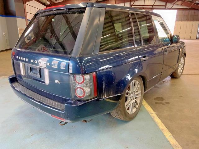 SALME1D48BA349564 - 2011 LAND ROVER RANGE ROVE HSE BLUE photo 3