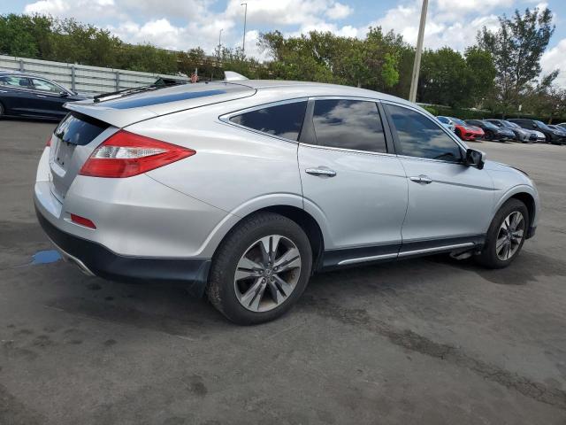5J6TF2H57EL001119 - 2014 HONDA CROSSTOUR EXL ვერცხლისფერი ფოტო 3