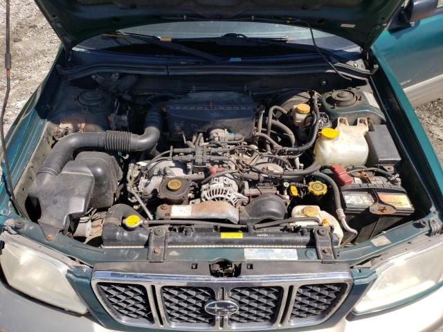 JF1SF65551H764787 - 2001 SUBARU FORESTER S Yaşıl foto 11