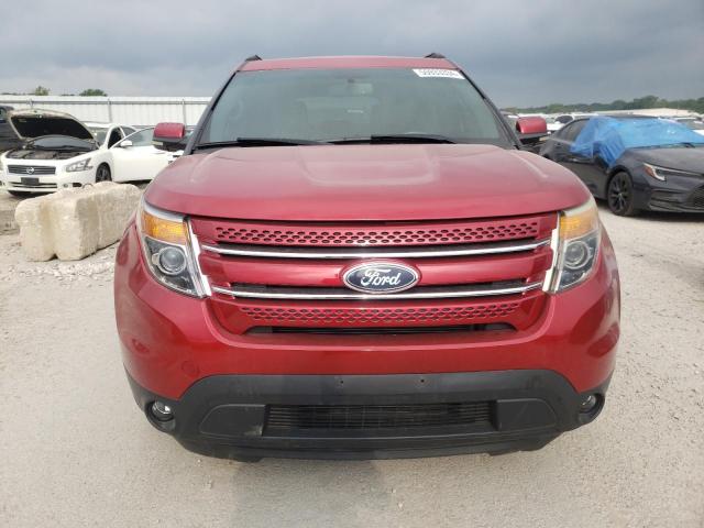 1FMHK8F85CGA44303 - 2012 FORD EXPLORER LIMITED RED photo 5