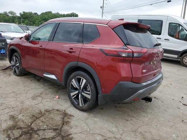 5N1BT3CA2NC690244 - 2022 NISSAN ROGUE SL RED photo 2