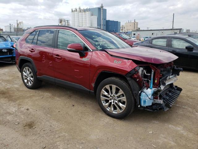 2T3A1RFV6LW118689 - 2020 TOYOTA RAV4 XLE PREMIUM RED photo 4