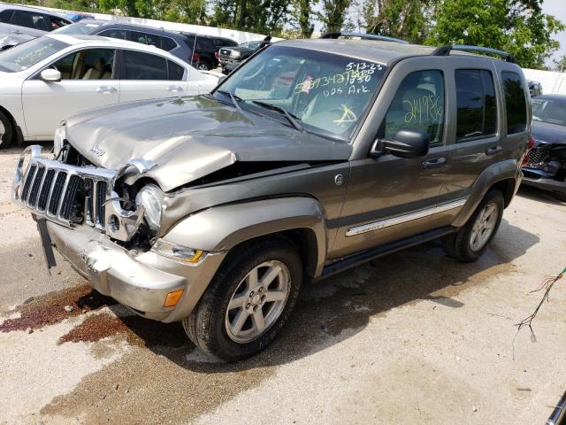 1J4GL58K35W544600 - 2005 JEEP LIBERTY LIMITED TAN photo 1