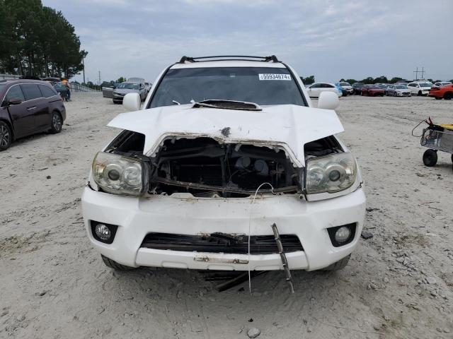 JTEZU14R770092692 - 2007 TOYOTA 4RUNNER SR5 WHITE photo 5